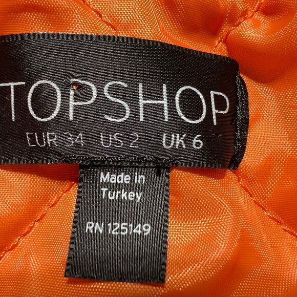 Topshop Olive Bomber Jacket – Size 2, Street-Style Staple - Picture 5 of 10